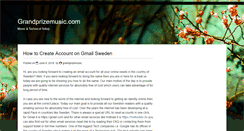 Desktop Screenshot of grandprizemusic.com