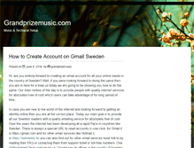 Tablet Screenshot of grandprizemusic.com